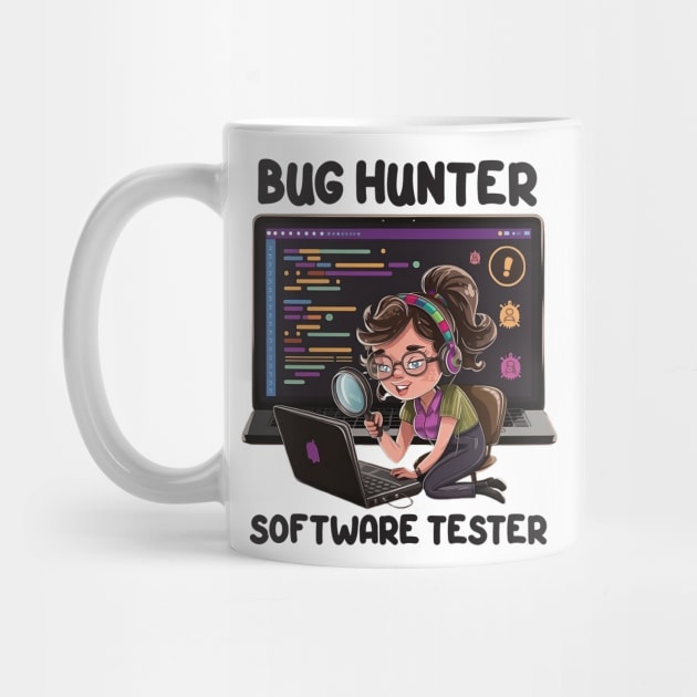 Bug Hunter Software Tester by Software Testing Life